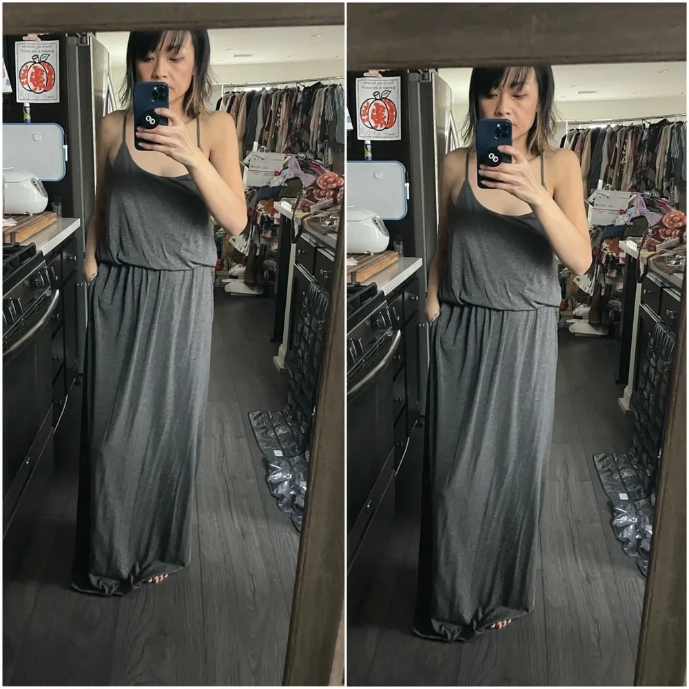 Boho Minimalist Cami Pocket Maxi Dress - Picture 9 of 11